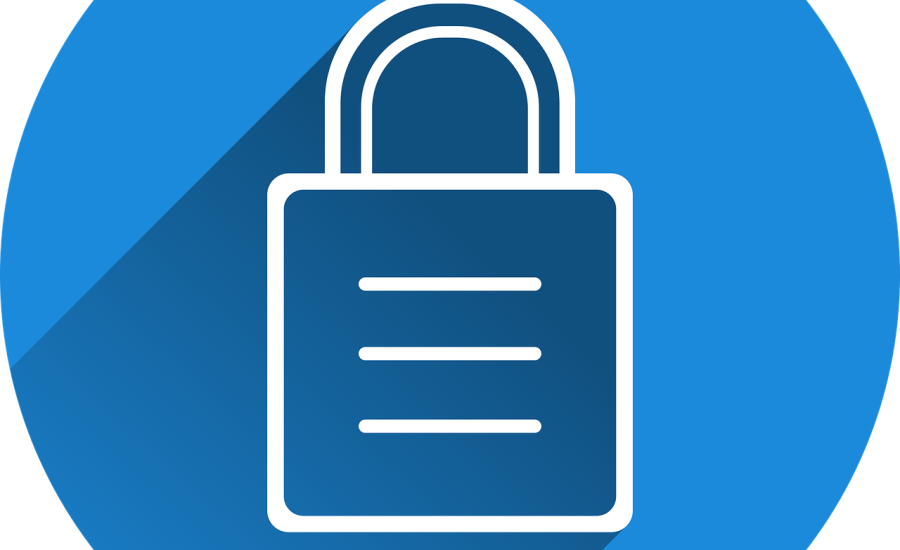 Free castle security locked vector